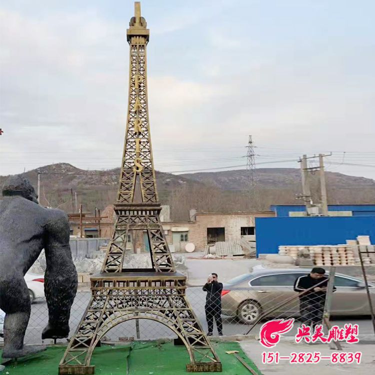 埃菲尔铁塔雕塑-大型铁艺景观雕塑图片