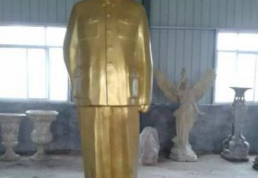 景区景点玻璃钢仿铜伟大领袖毛主席雕塑